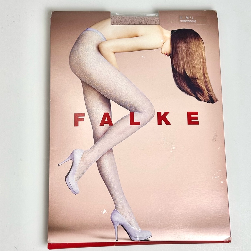 Falke Rosewood Patterned Tights M/L NEW
